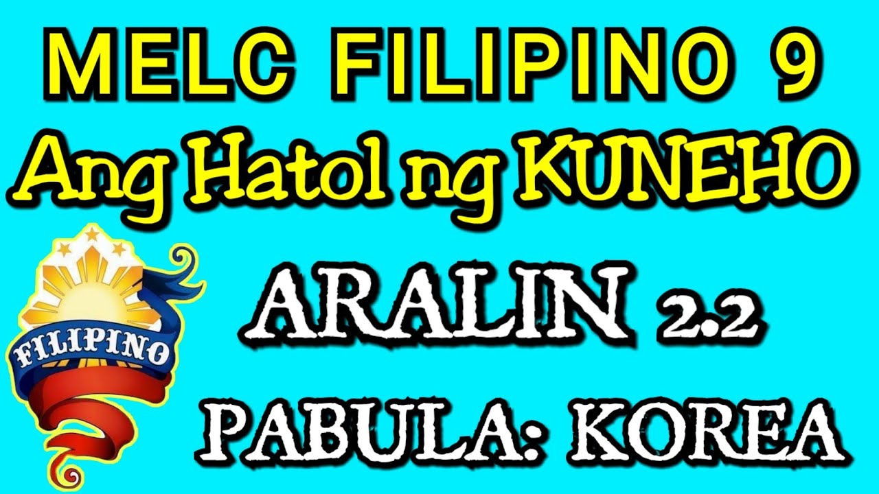Putar video ANG HATOL NG KUNEHO | Pabula |Filipino 9 LESSONS AND TUTORIALS sekarang ANG HATOL NG KUNEHO | Pabula |Filipino 9 LESSONS AND TUTORIALS
