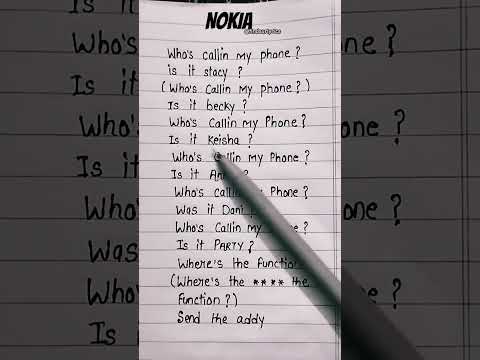 NOKIA Lyrics song by Drake #nokia #lyrics #drake