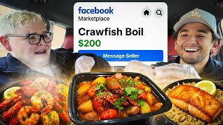 WE TRIED FACEBOOK MARKET PLACE FOODS W/ ADAMRAYOKAY