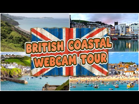 🔴🅻🅸🆅🅴🔴United Kingdom Seaside Webcams Tour🏖️Scotland Wales Cornwall Shores🌅England👑British Coast LIVE
