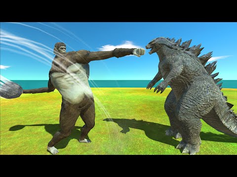 Titan Beast VS Godzilla 2014 - Animal Revolt Battle Simulator