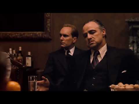 O Poderoso Chefão - Cena  A Reunião das Cinco Famílias