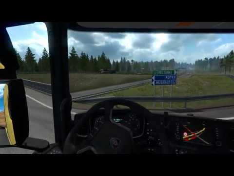 Euro Truck Simulator 2! SCANIA S500! Kouvola - Kotka!