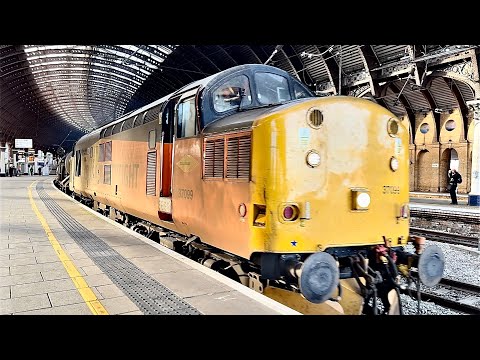 The Yorkshire locomotive hauled Rail Head Treatment Train circuits - Autumn 2025