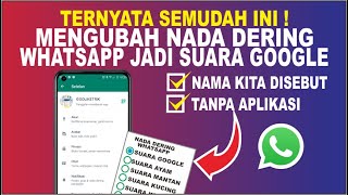 Download lagu Cara Mengganti Nada Dering Whatsapp Dengan Suara Google Tanpa Aplikasi mp3 Download lagu Cara Mengganti Nada Dering Whatsapp Dengan Suara Google Tanpa Aplikasi mp3