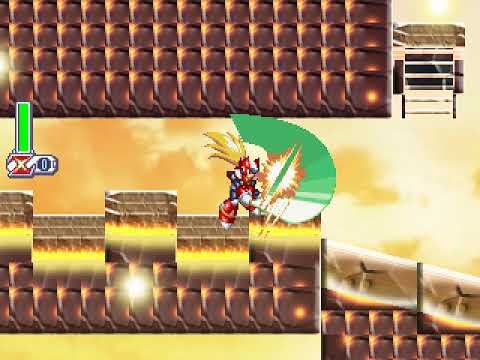 Mega Man X engine - Game Maker - Background tests - Ray Kingfisher Prototype Stage