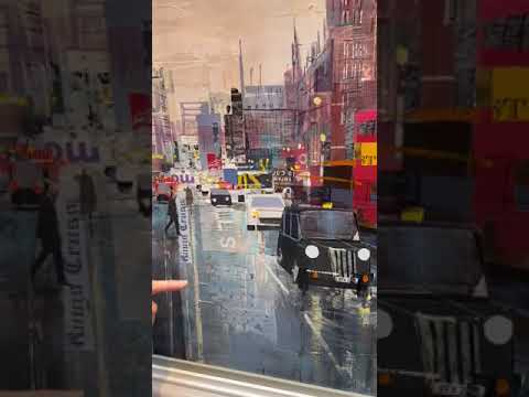 Tom Butler original artwork - King's Crossing at the Rose Gallery