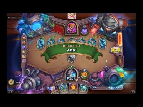 Solution Puzzle Lab Mirror: Aha! - Astromancer Arwyn (7/7), Hearthstone Boomsday