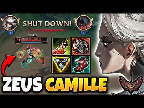 T1 Zeus Camille vs Aatrox [ TOP ] Lol Korea Grandmaster Patch 14.2 ✅