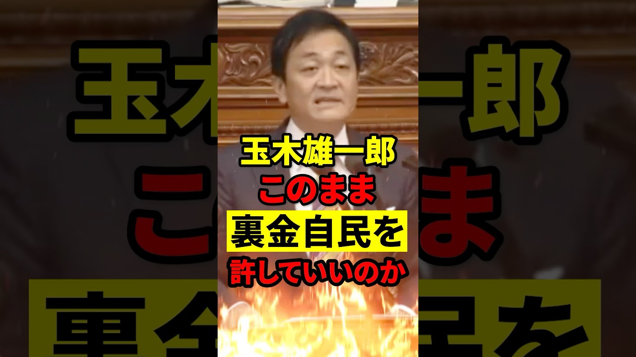 【裏金議員を公認⁉】玉木雄一郎「自民の調査はデタラメ！再調査しろ！」 #政治 #裏金 #もう国民は黙っていない