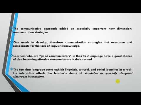 Discourse Analysis and Language Teaching [2023-2024]