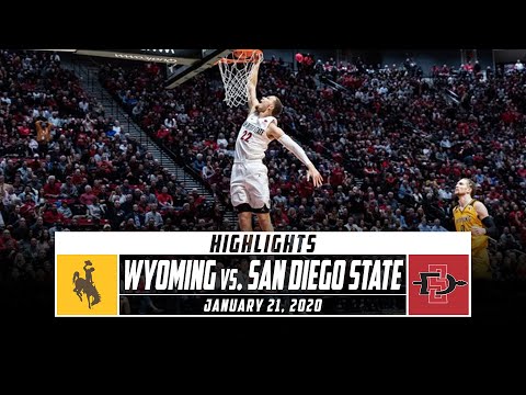 Wyoming vs. No. 4 San Diego State Basketball Highlights (2019-20) | Stadium