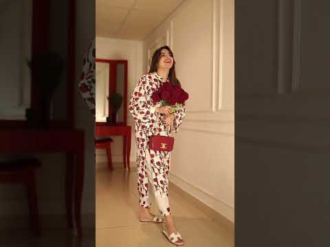 "Saboor Aly Glows with Happiness in Vibrant Floral Ethnic Attire"