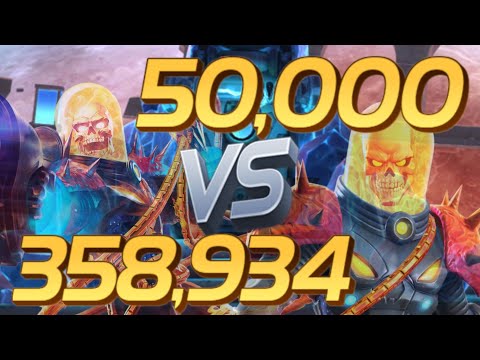 CGR: Damage Cap vs No Damage Cap - Comparison - Marvel Contest of Champions