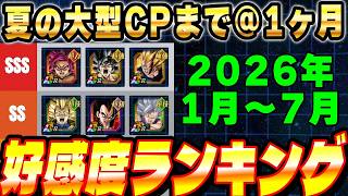 【持ってて良かった!!】オレ的！好感度ランキング！2026年1月から7月までに登場した限定キャラ｜ドッカンバトル【ソニオTV】