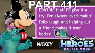 Disney Heroes Battle Mode MICKEY MOUSE&#39;S FRIENDSHIP PART 411 Gameplay Walkthrough - iOS/Android
