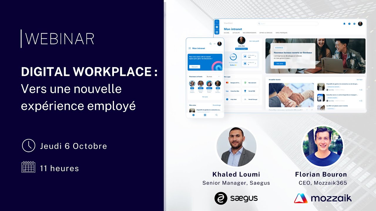 Video Thumbnail Digital Workplace: towards a new employee experience