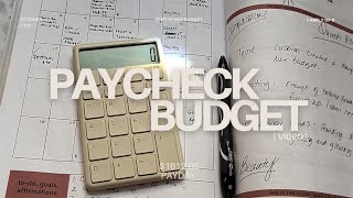 paycheck budget closeout for $1612.05 ✍🏾