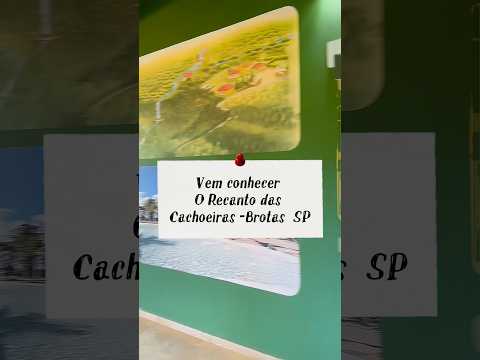 Vem conhecer o Recanto das cachoeiras em Brotas -Sp  #viagem #brotas #brotassp