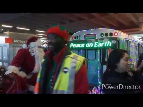 Ride On CTA Holiday Train From Midway Orange Line to Kimball Brown Line