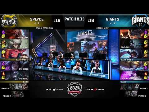 SPY vs. GIA - Highlights   EU LCS Summer  (2018) Week 5 Day 1   Splyce vs Giants W5D1 Highlights