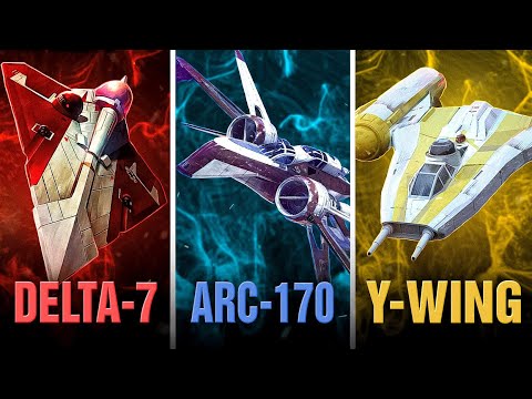 EVERY SINGLE Republic Starfighter Type/Variant Explained!