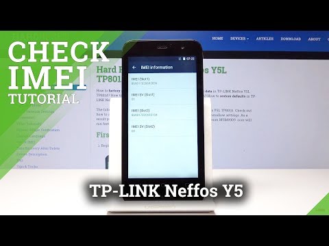 How to Check IMEI Number in TP-LINK Neffos Y5 - Locate Serial Number