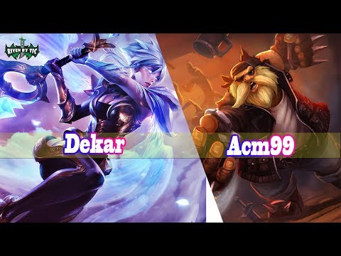 [ Dekar ] Riven vs [ Acm99 ] Gragas Top -  Best Riven Plays - Riven montage 2017 -  Dekar replays