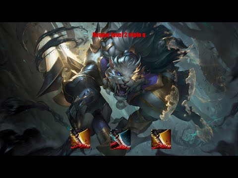 Rengar patch 11.17PBE  level 2 triple q/double empowered ability