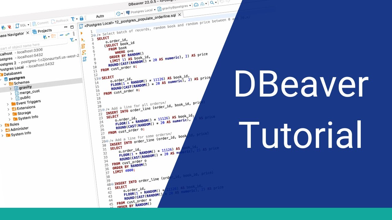 DBeaver Tutorial - How to Use DBeaver (SQL Editor)