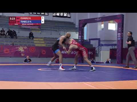 Round 4 GR - 82 kg: A. OUAKALI (ALG) v. H. TRABELSI (TUN)