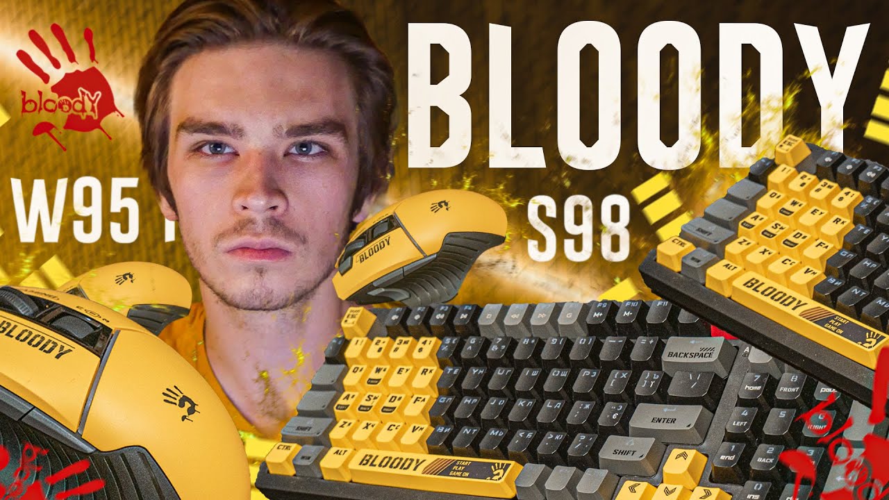 Миша ігрова A4Tech W95 Max Bloody, колір чорний, активоване ПЗ