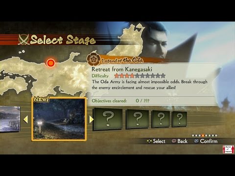Samurai Warriors 4 Campaign Walkthrough (PS4) Legend of the Oda Part 4 - Retreat from Kanegasaki