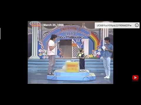 funny moments of little miss philippines Aiza Seguerra