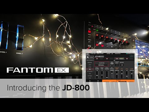 Roland Fantom EX update - JD-800 model expansion (including demo of all 128 presets)