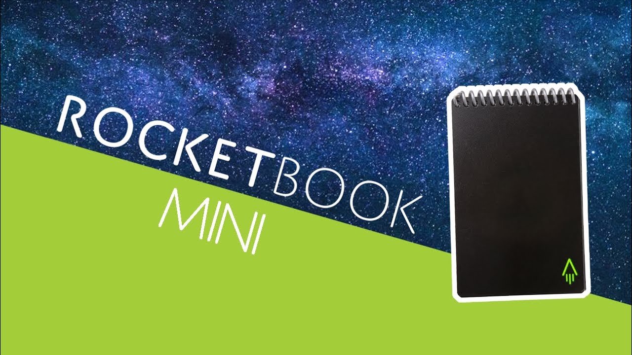 Rocketbook Notizheft Mini Smart A6, Dot, Schwarz