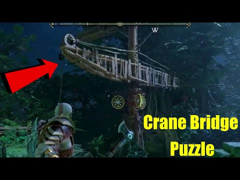 Abandoned Village Crane Bridge Puzzle God of War Ragnarok