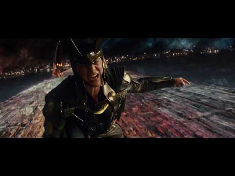 Thor vs Loki Final Battle   Loki Falling Scene