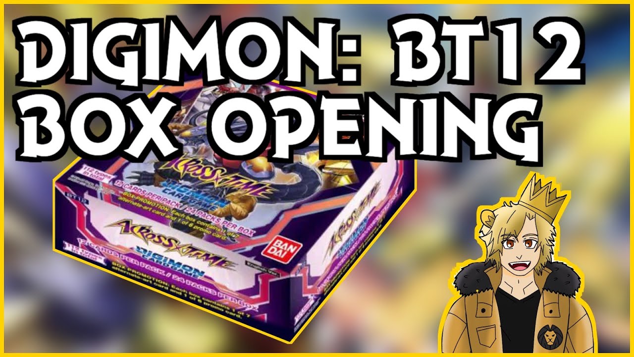 Digimon BT12: Across Time Booster Box opening!!