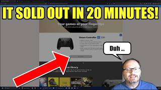 Steam Controller 2 Sold Out in 20 Minutes. Here's What Actually Happened.