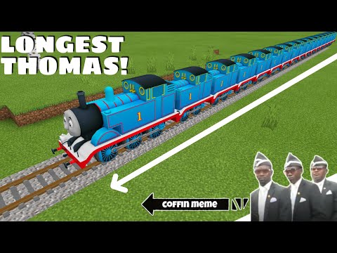 The Longest Thomas Tank Engine Ever in Minecraft - Coffin Meme