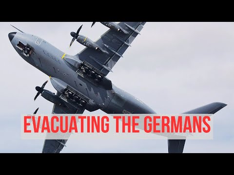 A400M transport planes of the German Air Force were engaged to evacuate German citizens from Israel