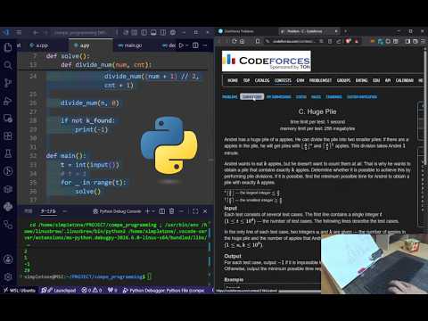 Python Codeforces Coding Challenges 260729