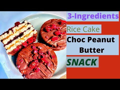 Peanut Butter Filled Rice Cakes