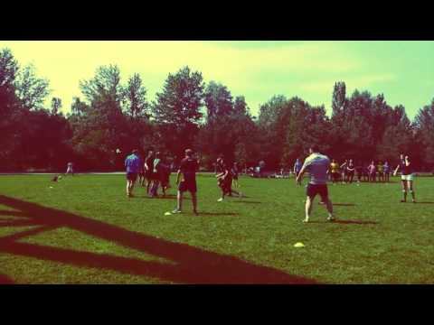 Berlin Bruisers & Berlin Irish RFC at sunny sunday training