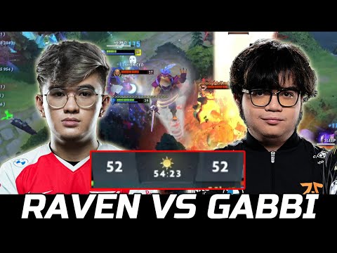 RAVEN VS T1.GABBI MID - 62 MINUTE INTENSE GAME DOTA 2
