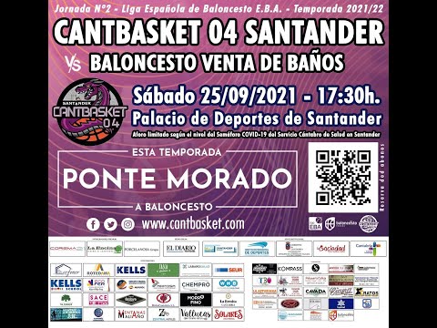 #LigaEBA​ - Cantbasket 04 Santander 🆚 Baloncesto Venta de Baños Veymaq Ok Hoteles