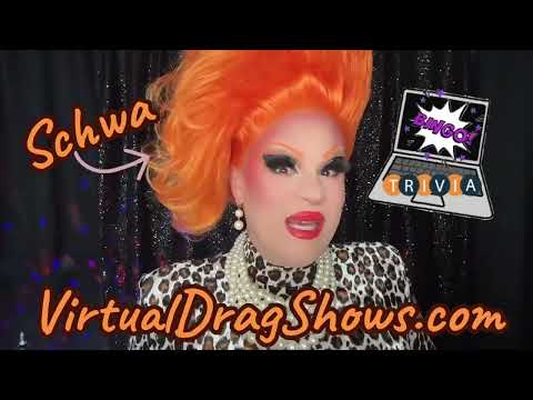 Enterprise virtual drag entertainment preview with Schwa de Vivre