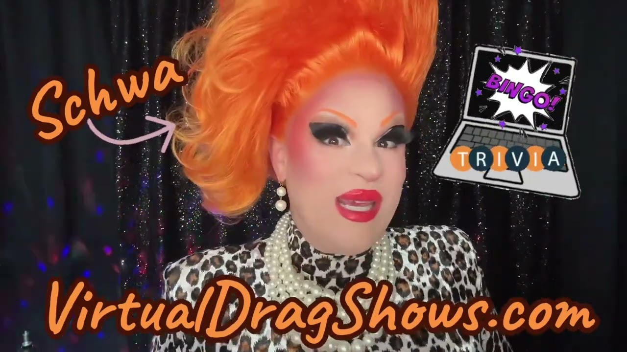 Enterprise virtual drag entertainment preview with Schwa de Vivre