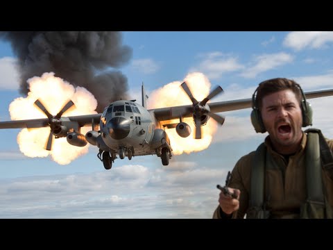 😱INSANE AC-130 Attack! Non-Stop Firepower Unleashed in Action!